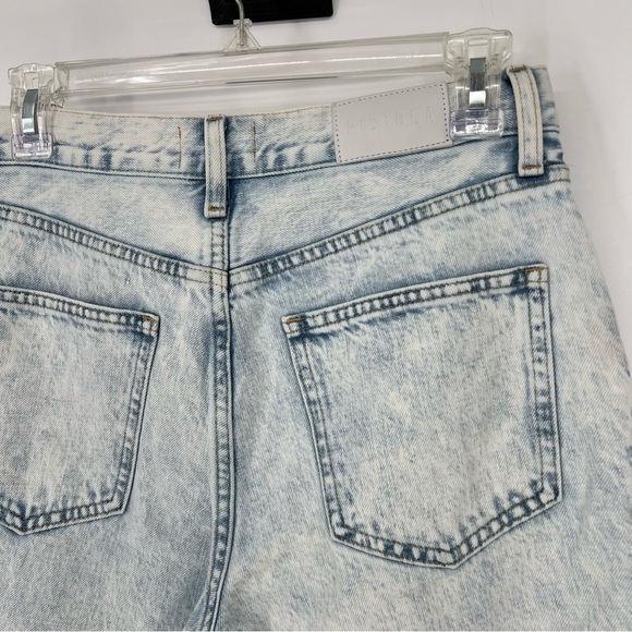 PISTOLA‎ light Wash Raw Hem Straight Leg Jeans Cotton Blend 26 - Picture 7 of 10